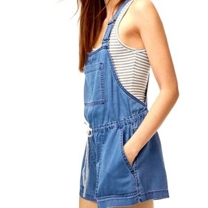 Wilfred Free Beatriz Romper. Blue. Medium